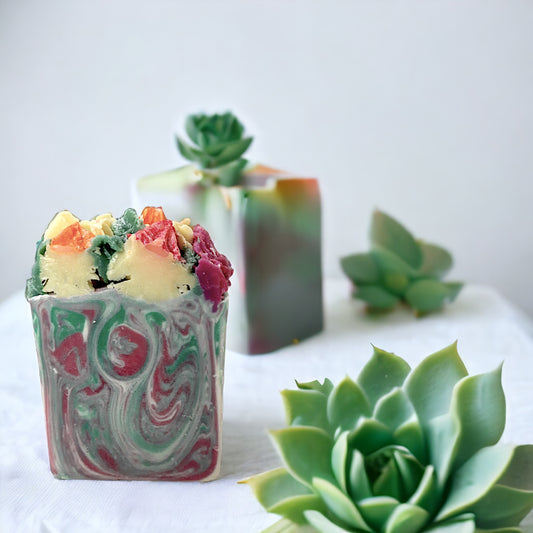 Floral Patchouli handmade soap