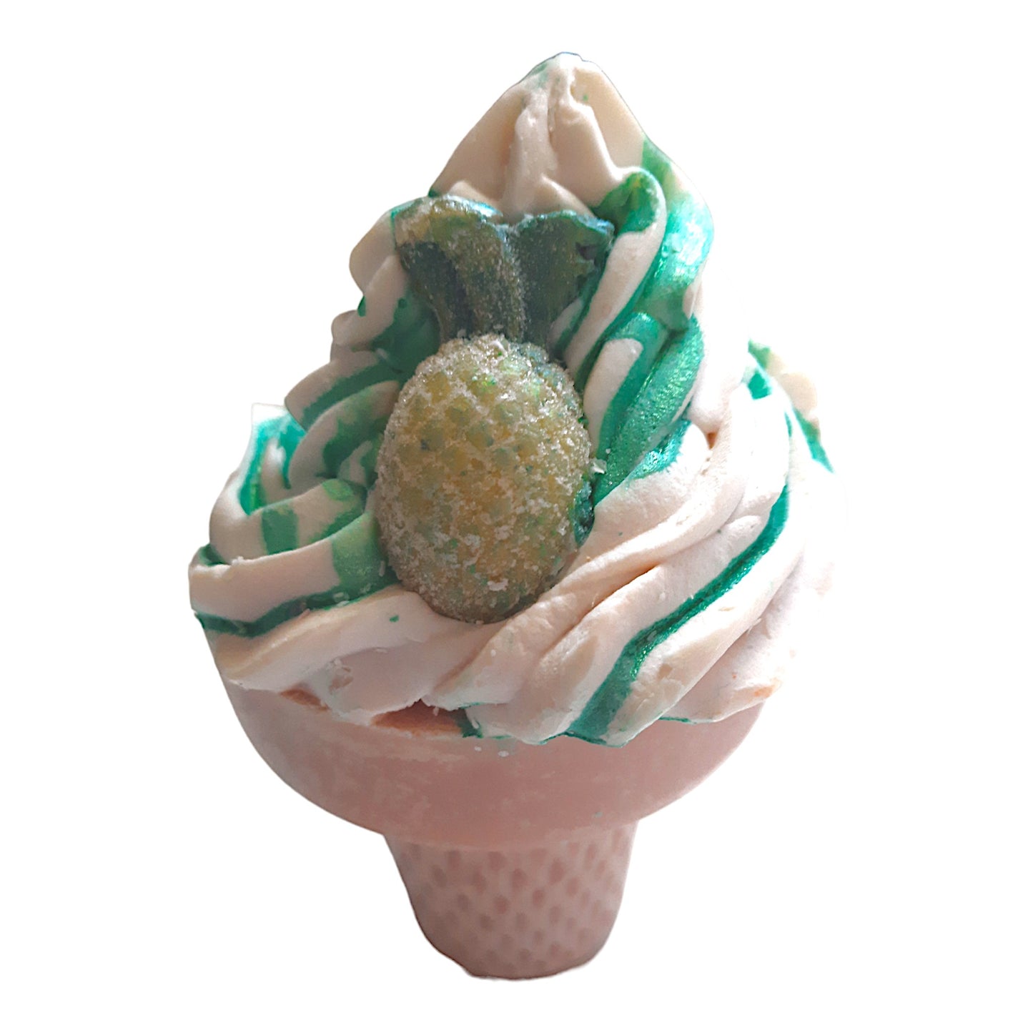 Pineapple Lush ice cream cone handmade soap