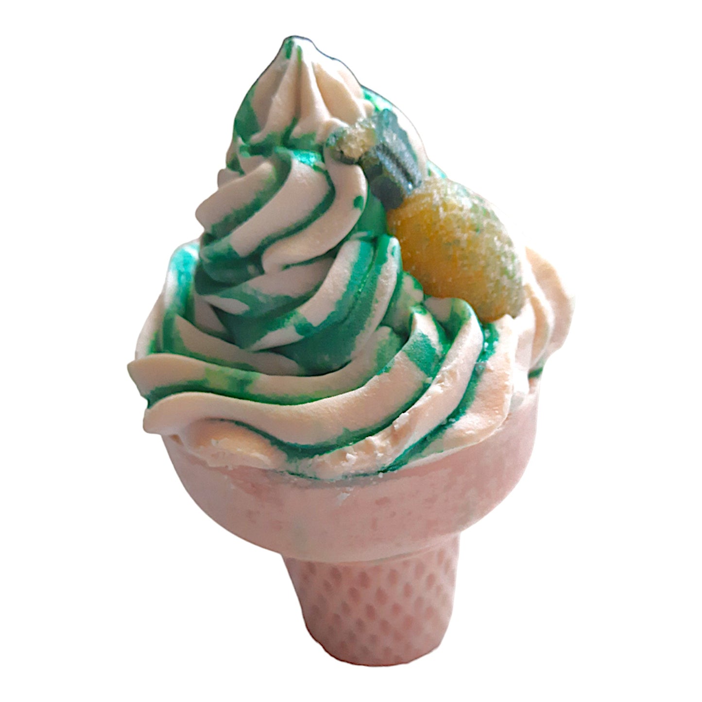 Pineapple Lush ice cream cone handmade soap