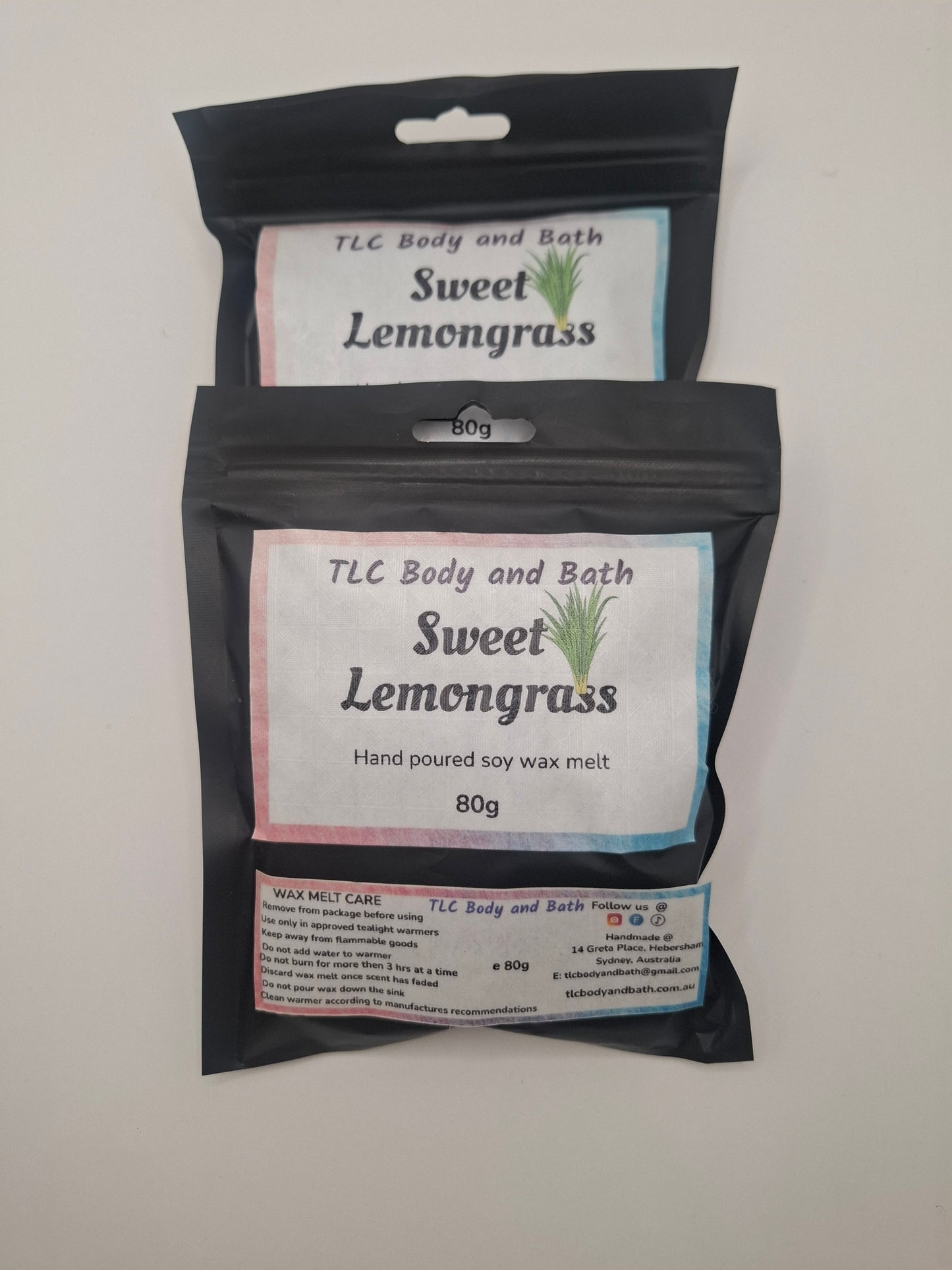 Sweet lemongrass soy wax melt